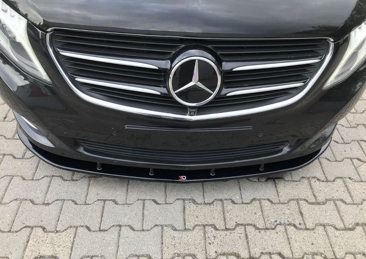 Front Ansatz für v.2 Mercedes V-Klasse W447 schwarz matt