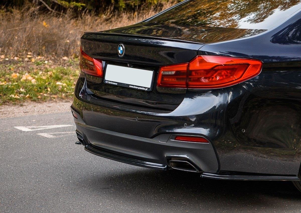 Mittlerer Diffusor Heck Ansatz für BMW 5er G30/ G31 M-Paket Carbon Look