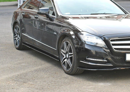 Seitenschweller Ansatz für Mercedes CLS C218 Carbon Look