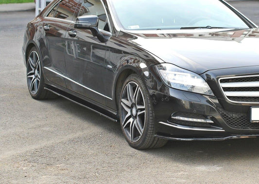Seitenschweller Ansatz für Mercedes CLS C218 Carbon Look