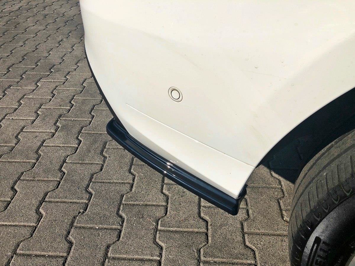 Heck Ansatz Flaps Diffusor für Mercedes GLE W166 AMG-Line schwarz Hochglanz