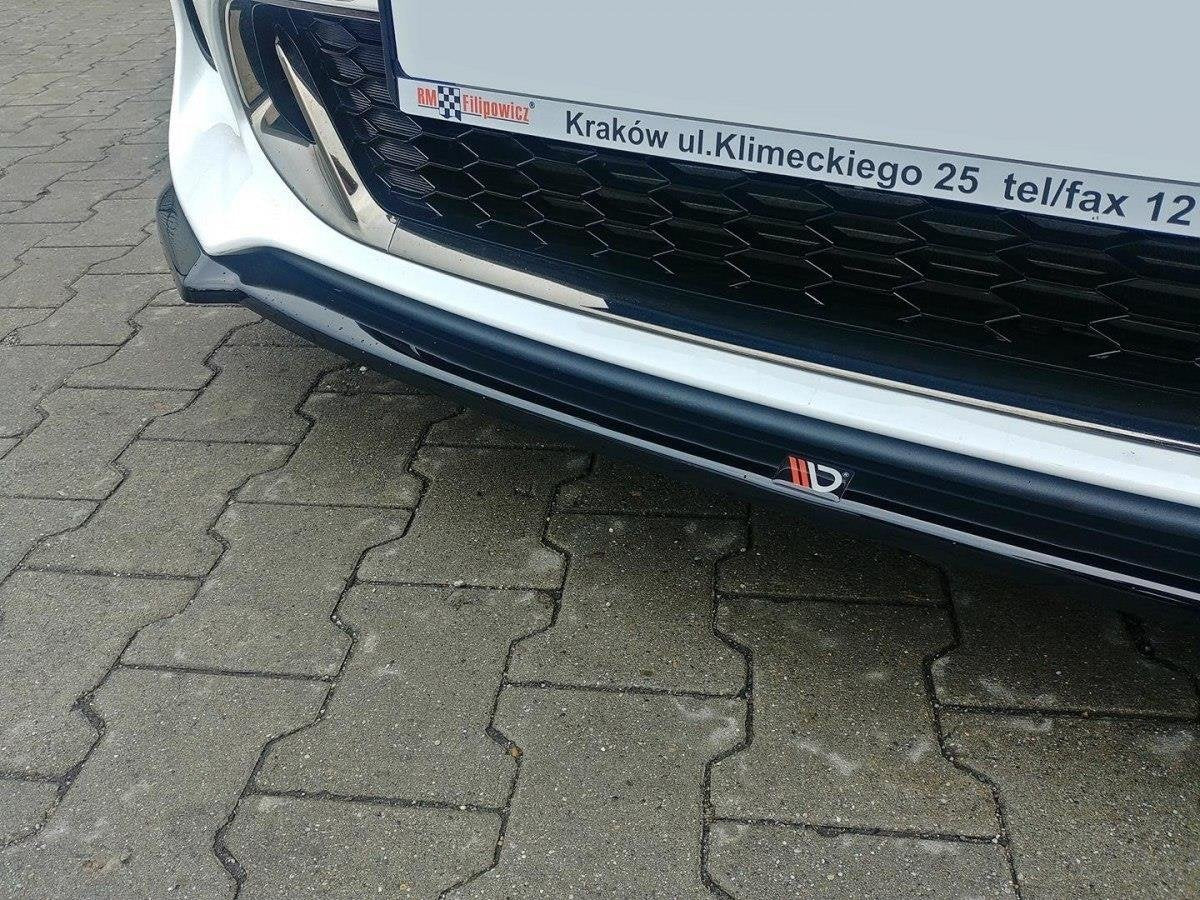 Front Ansatz V.1 für KIA STINGER GT schwarz Hochglanz