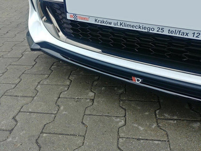 Front Ansatz V.1 für KIA STINGER GT schwarz Hochglanz