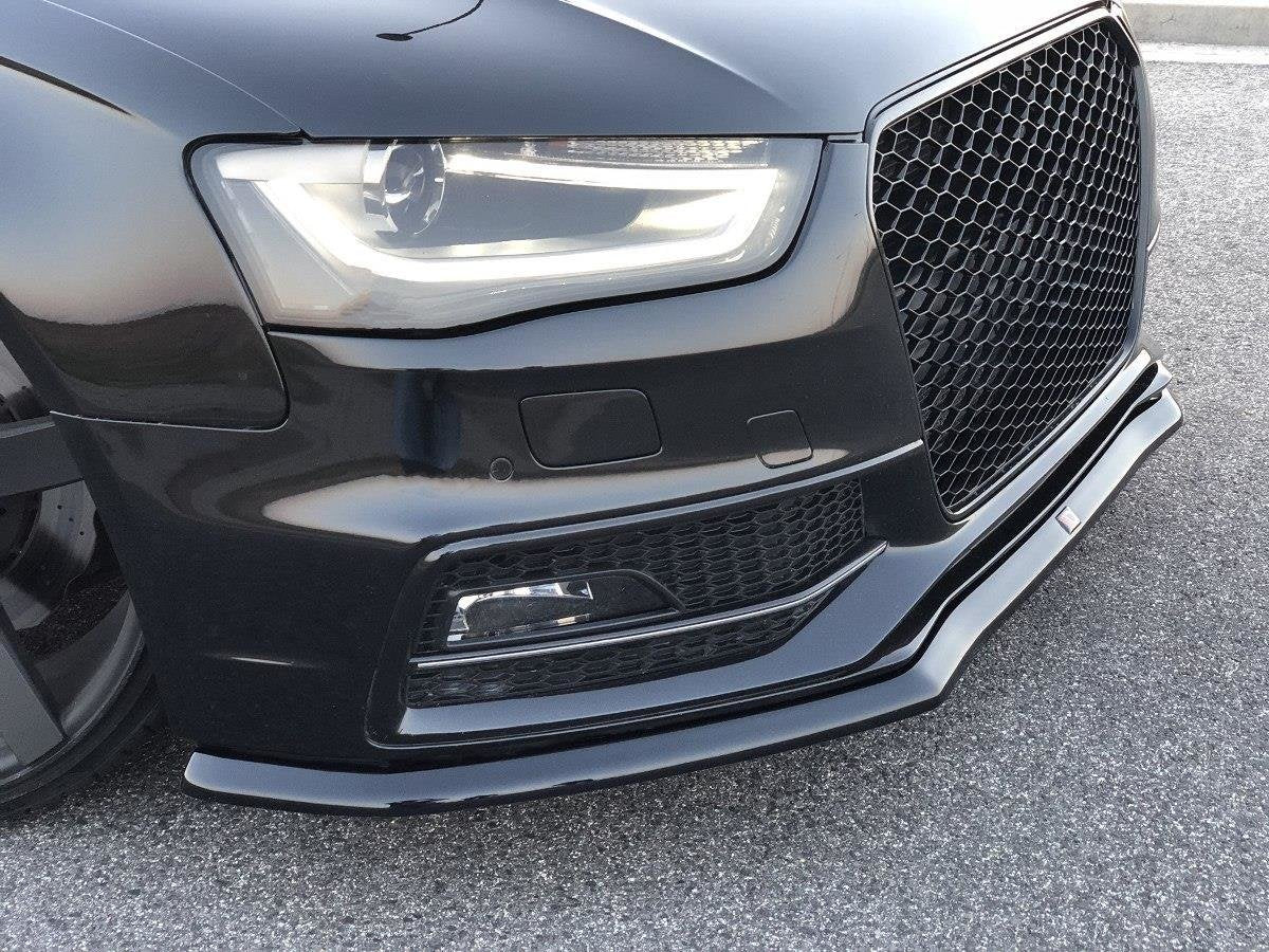 Front Ansatz V.1 für Audi S4 B8 FL schwarz Hochglanz