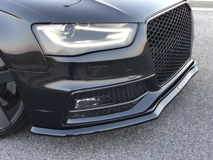 Front Ansatz V.1 für Audi S4 B8 FL schwarz Hochglanz