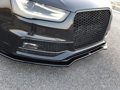 Front Ansatz V.2 für Audi S4 / A4 S-Line B8 FL schwarz matt