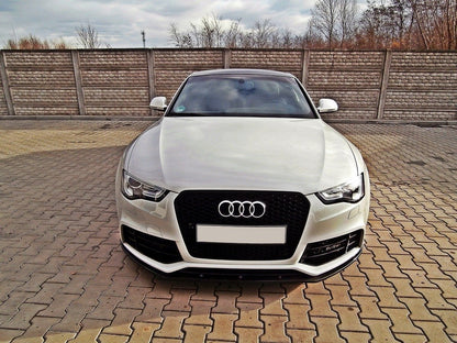 Front Ansatz für Audi RS5 8T / 8T FL  schwarz matt