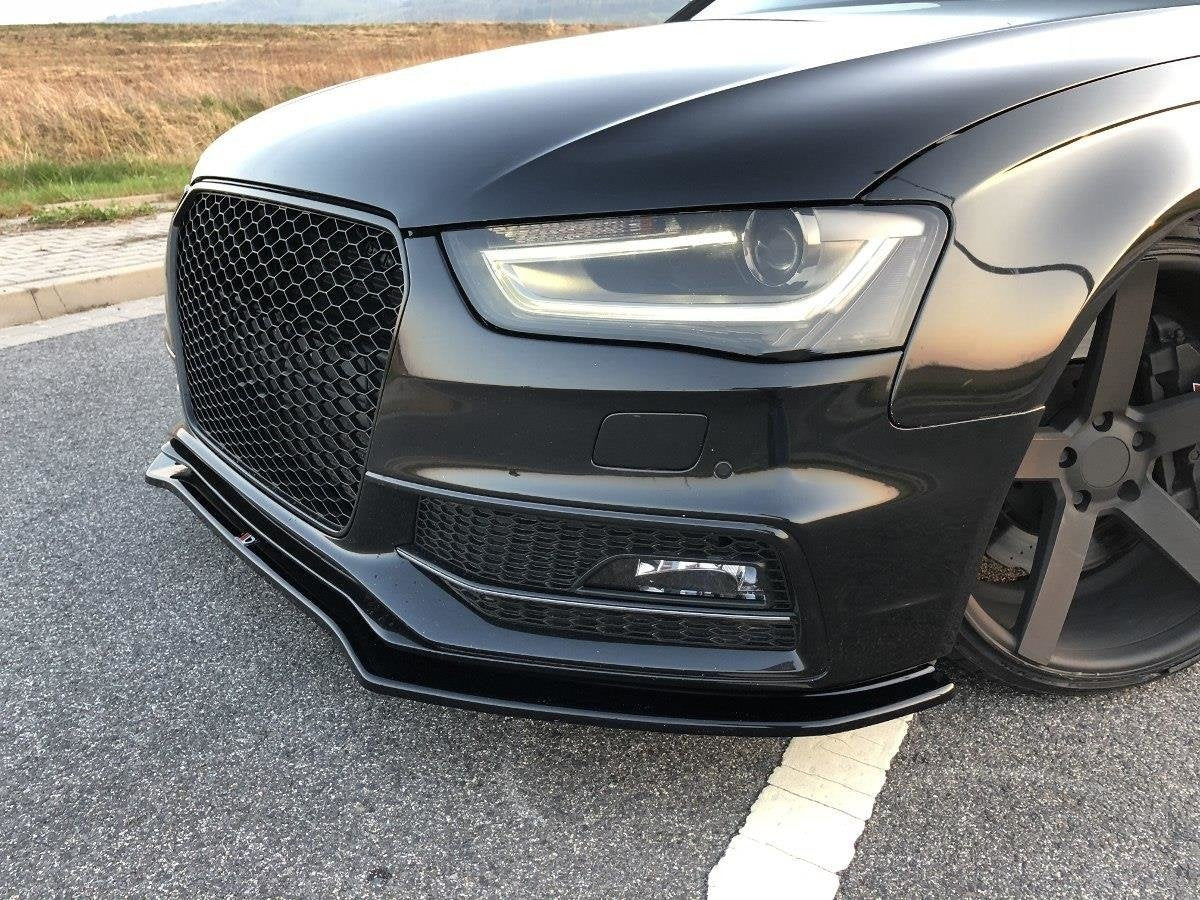 Front Ansatz V.2 für Audi S4 / A4 S-Line B8 FL schwarz matt