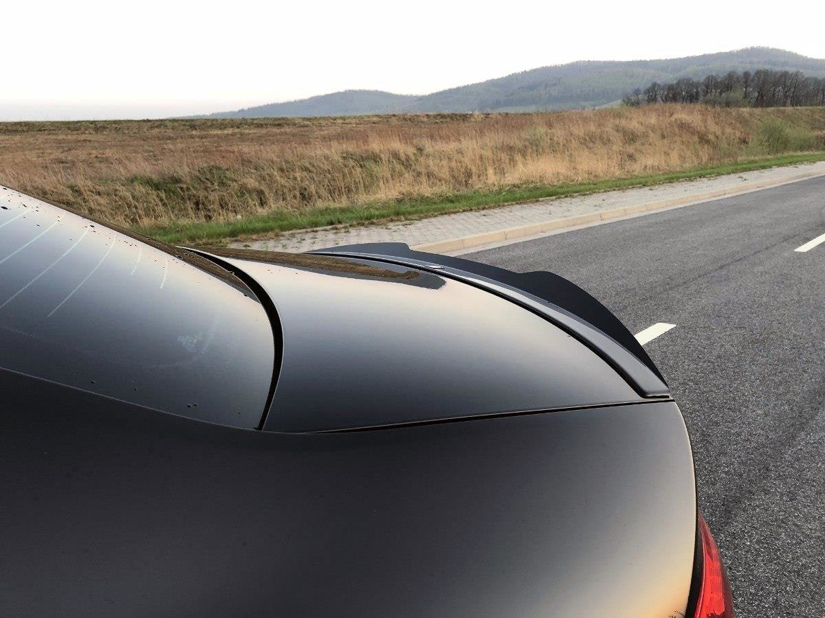 Spoiler CAP für Audi S4 B8 FL Limousine schwarz Hochglanz