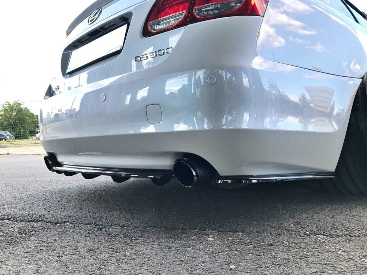 Mittlerer Diffusor Heck Ansatz für Lexus GS 300 Mk3 Facelift DTM LOOK schwarz matt