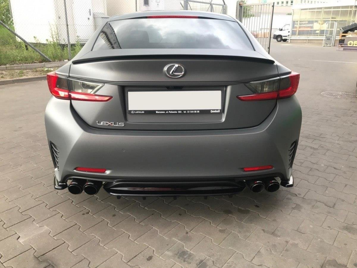 Spoiler CAP für Lexus RC  schwarz matt