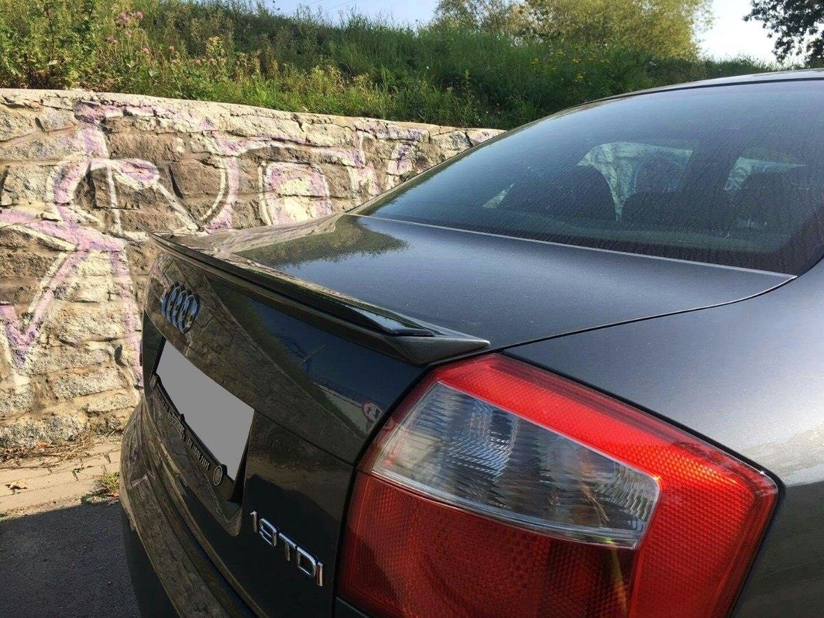 Spoiler CAP für Audi A4 S-Line B6 Limousine Carbon Look