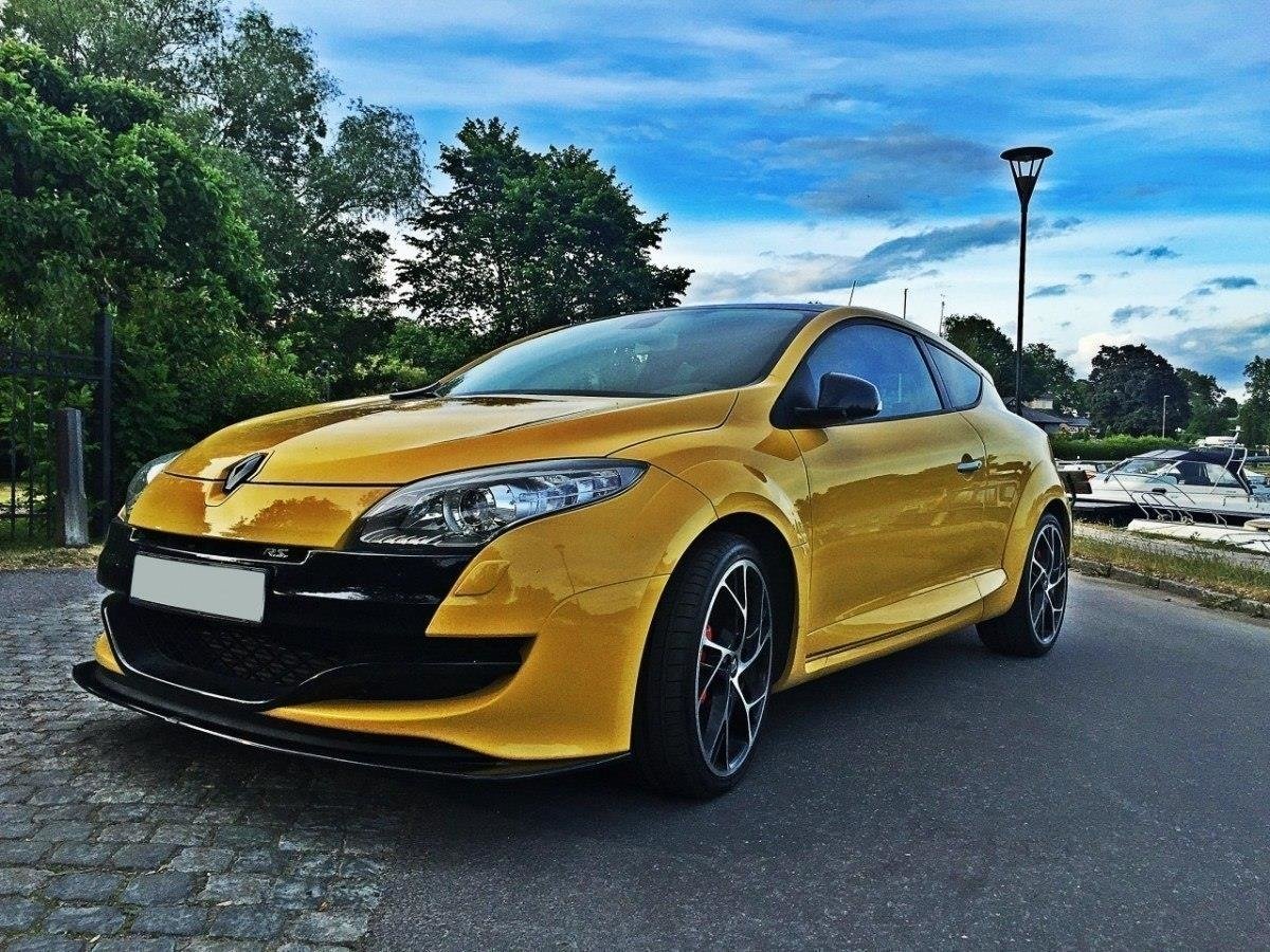 Front Ansatz für RENAULT MEGANE 3 RS v.2 Carbon Look