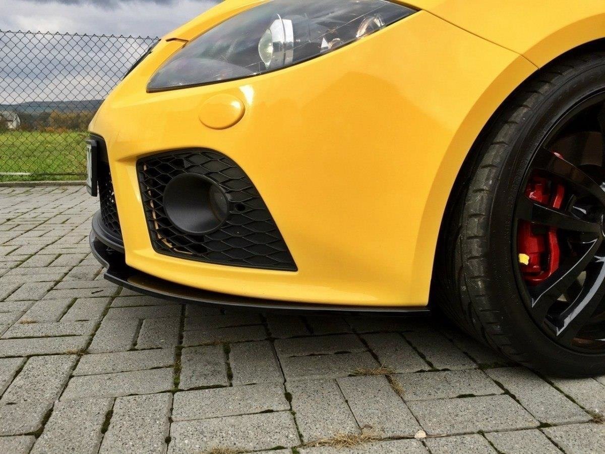 Front Ansatz für SEAT LEON MK2 CUPRA FR (vor Facelift) Carbon Look