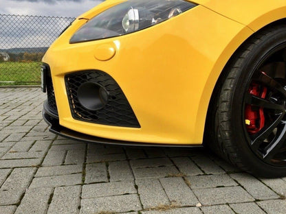 Front Ansatz für SEAT LEON MK2 CUPRA FR (vor Facelift) Carbon Look