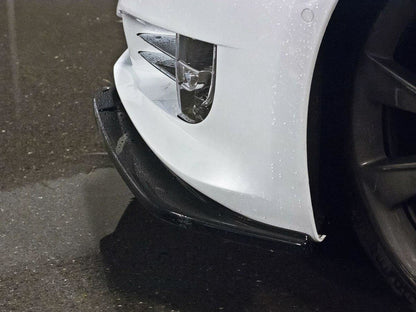Front Ansatz V.1 für Tesla Model S Facelift Carbon Look