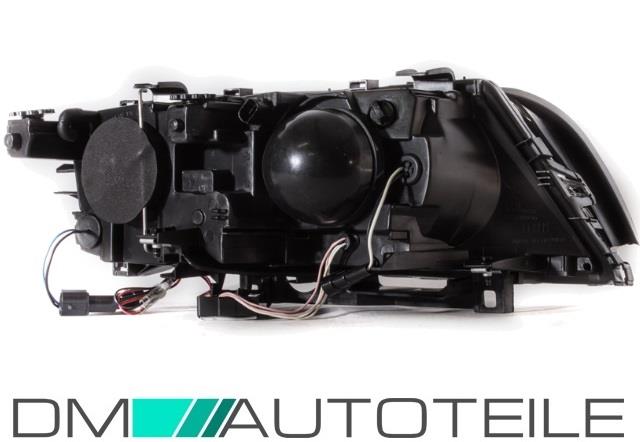 Set CCFL Angel Eyes Scheinwerfer +Blinker passend für BMW E46 Limo Touring 98-01