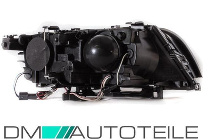 Set CCFL Angel Eyes Scheinwerfer +Blinker passend für BMW E46 Limo Touring 98-01