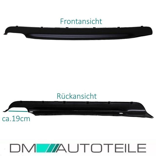 Heckdiffusor passt für BMW E46 M Paket Coupe Cabrio Limousine Touring Schwarz