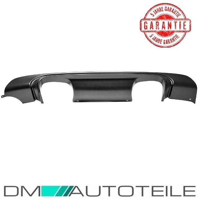 Heckdiffusor Ansatz Schwarz Matt Duplex passt für BMW 3er E46 Limousine Coupe Cabriolet Touring mit M-Paket CSL