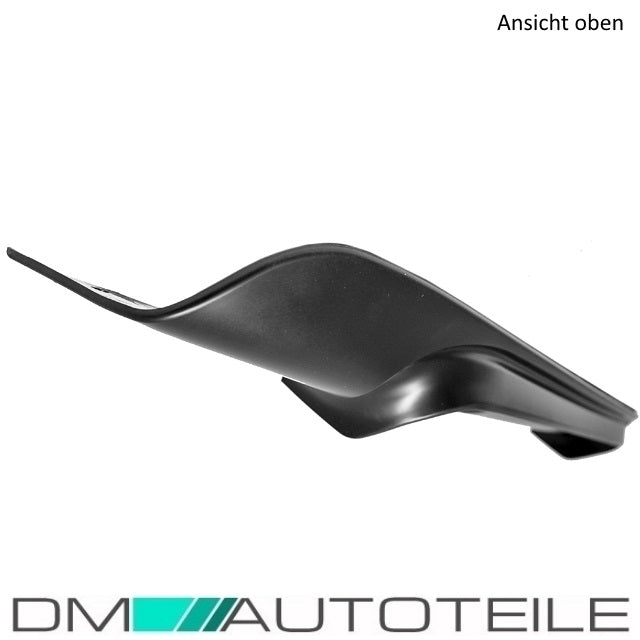 Heckdiffusor Ansatz Schwarz Matt Duplex passt für BMW 3er E46 Limousine Coupe Cabriolet Touring mit M-Paket CSL