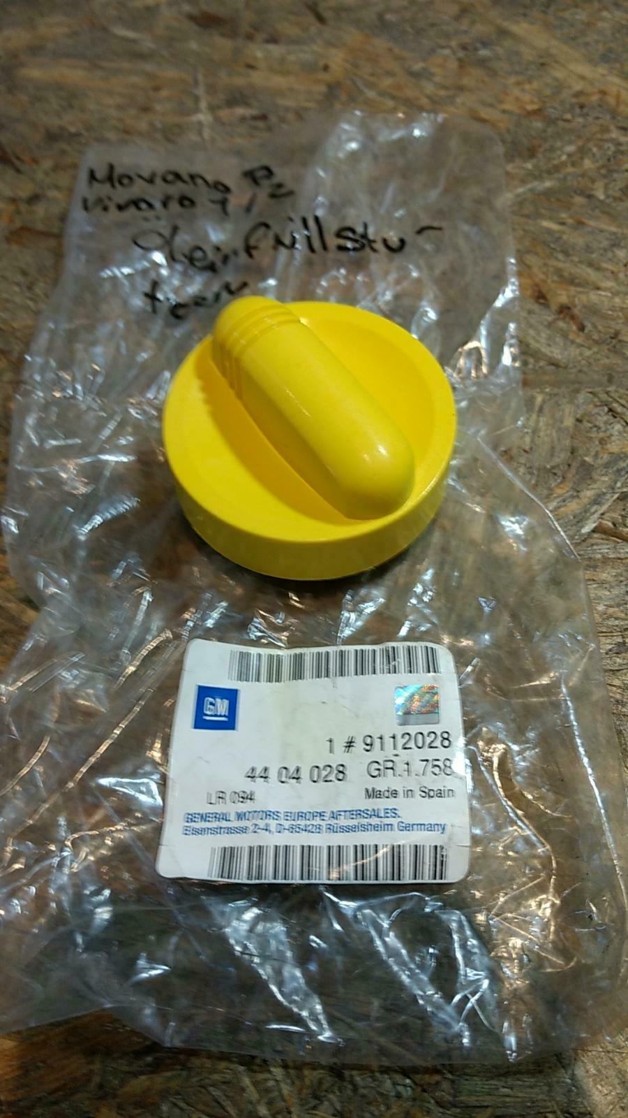 Opel Movano Öldeckel Öleinfüllstutzen neu original GM