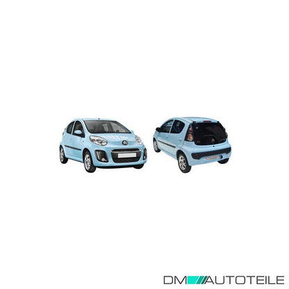 Stoßstange vorne grundiert passt für Citroën C1 PM PN ab 2012-2014 Facelift 2