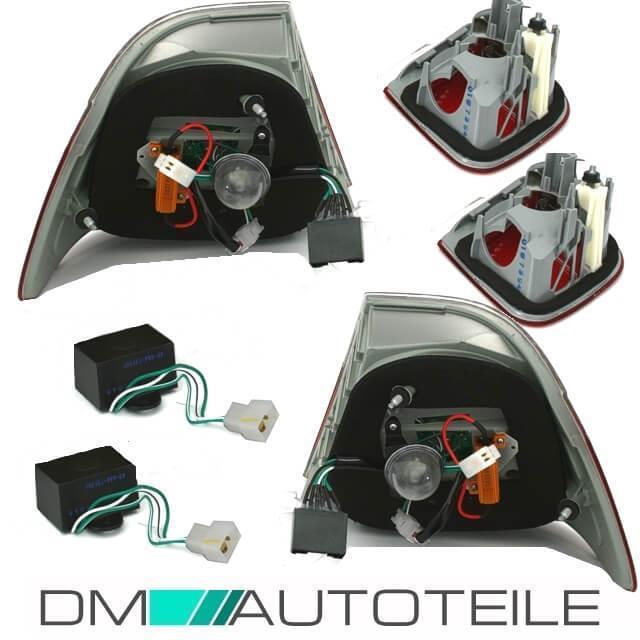 LED Rückleuchten Set Rot Smoke passend für BMW E46 Coupe nicht M3 Bj 99-03