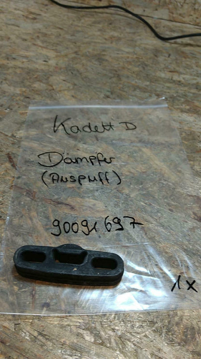 Kadett D Dämpfer Auspuff original GM Opel NEU