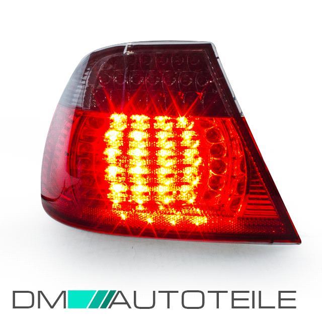 2x LED Rückleuchten SET passt für BMW E46 Cabrio Rot Smoke 99-03 auf M3 Facelift