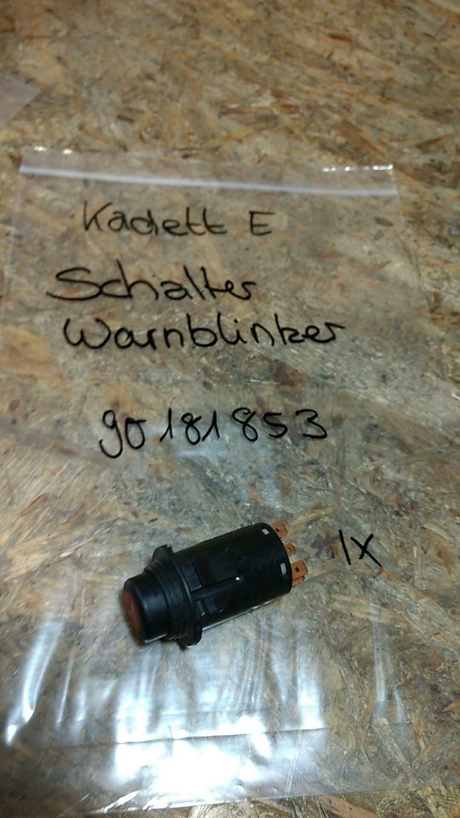Kadett E Schalter Warnblinker original GM Opel NEU