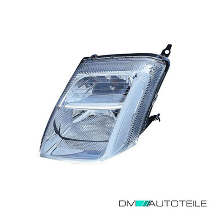 Hauptscheinwerfer Scheinwerfer links H4 mit Motor passt für Citroën C2 03-07