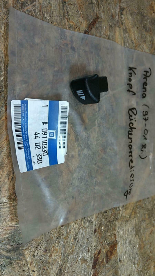 Arena 97-01 Knopf Rückenarretierung original GM Opel NEU