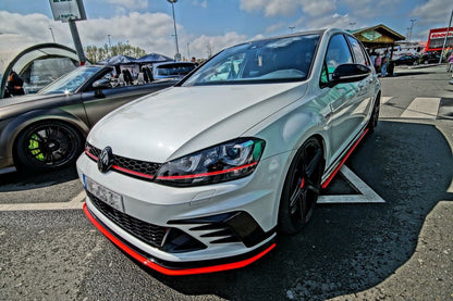 Front Ansatz für VW GOLF Mk7 GTI CLUBSPORT schwarz Hochglanz