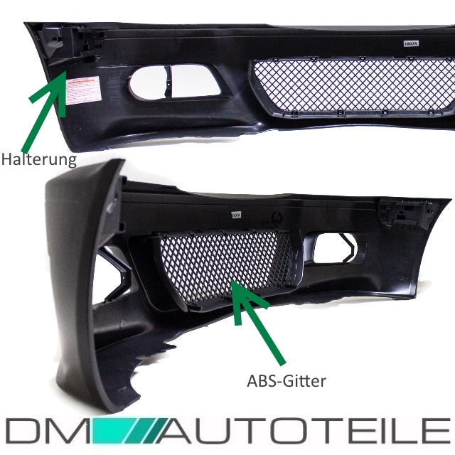 Sport Stoßstange Vorne passt für BMW E46 Vorfacelift + Nebelscheinwerfer nicht M3