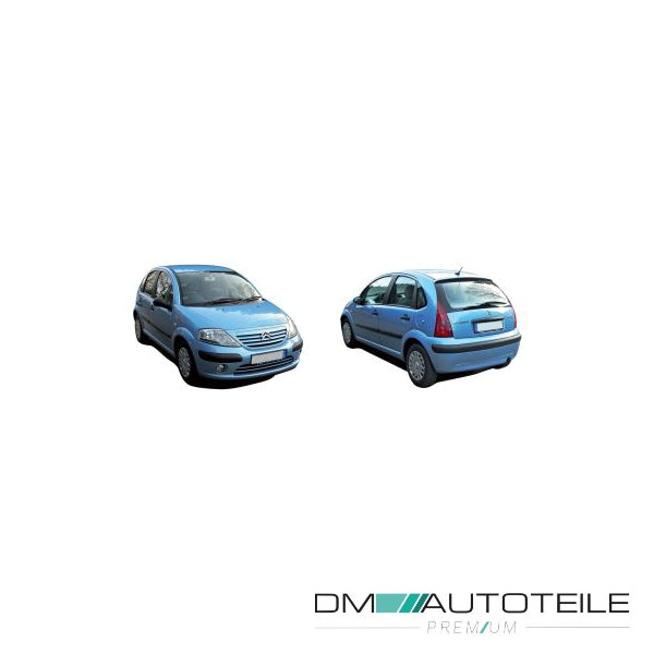 Stoßstange hinten grundiert passt für Citroën Citroen C3 I FC FN ab 2002-2009