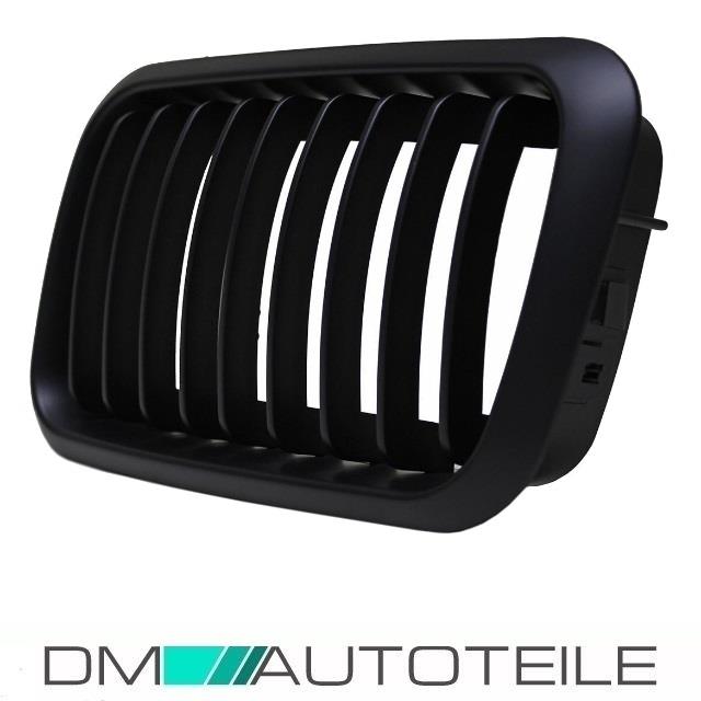 2x Kühlergrill SET Schwarz Matt passend für BMW E36 ALLE MODELLE o.Compact 90-96