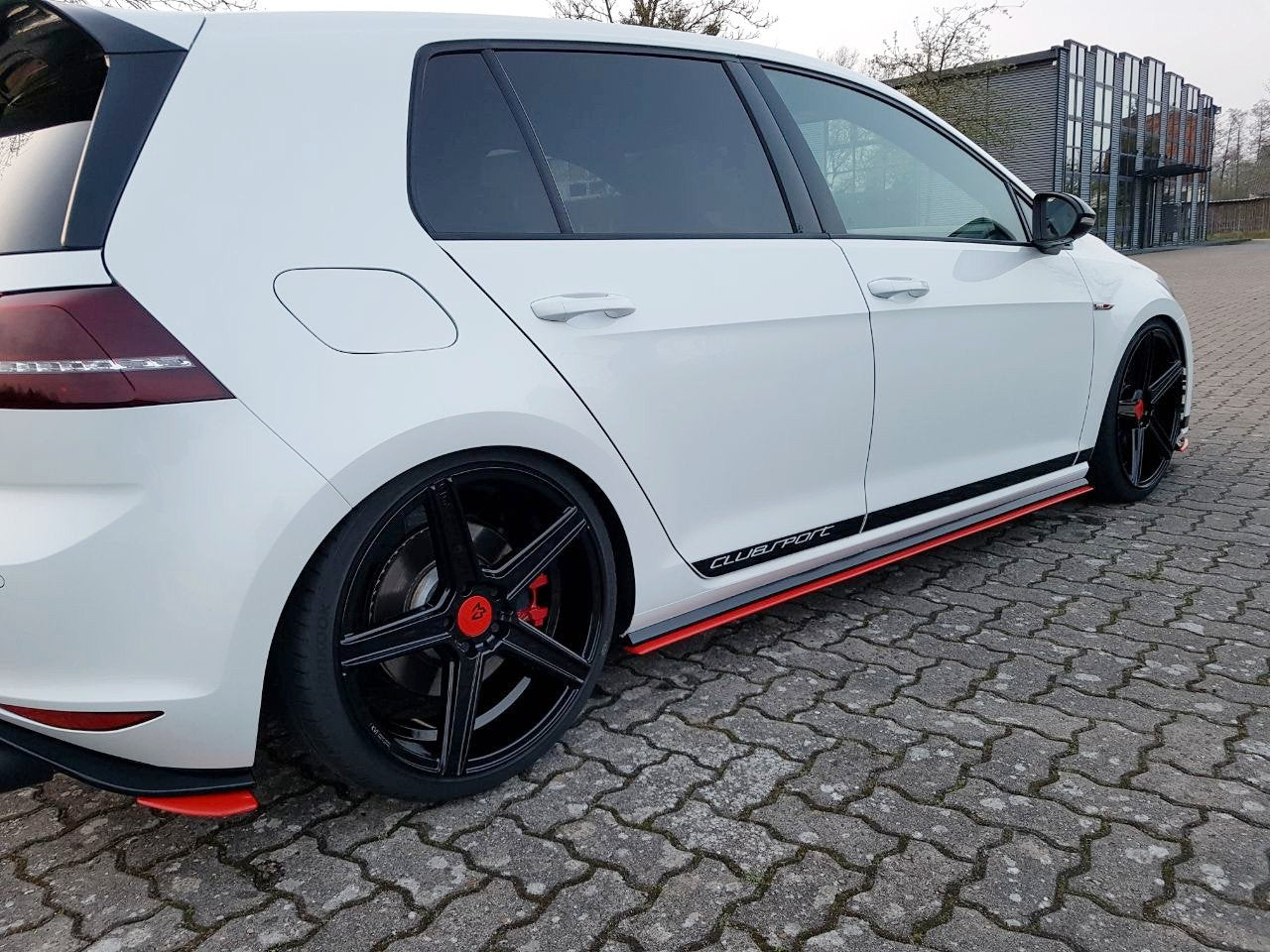 Seitenschweller Ansatz für VW GOLF Mk7 GTI CLUBSPORT Carbon Look