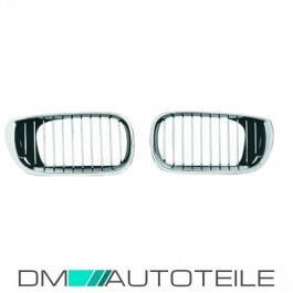 Kühlergrill rechts mit Chromrand passend für BMW E46 Limousine Touring 01-05