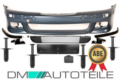 Stoßstange SPORT PAKET passt für BMW E39 grundiert ohne Parkhilfe & Waschdüse