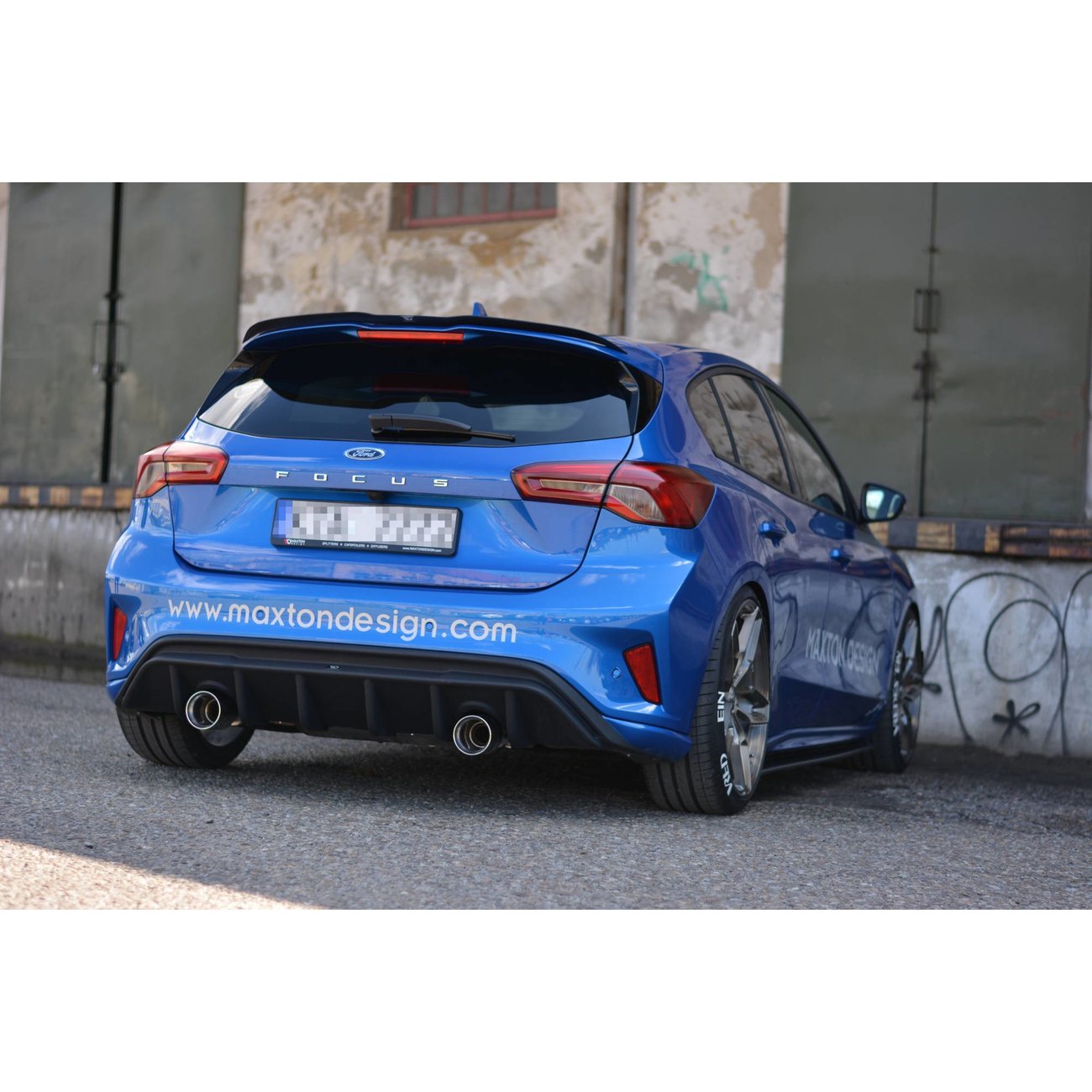 Diffusor Heck Ansatz passend für Ford Focus ST-Line Mk4