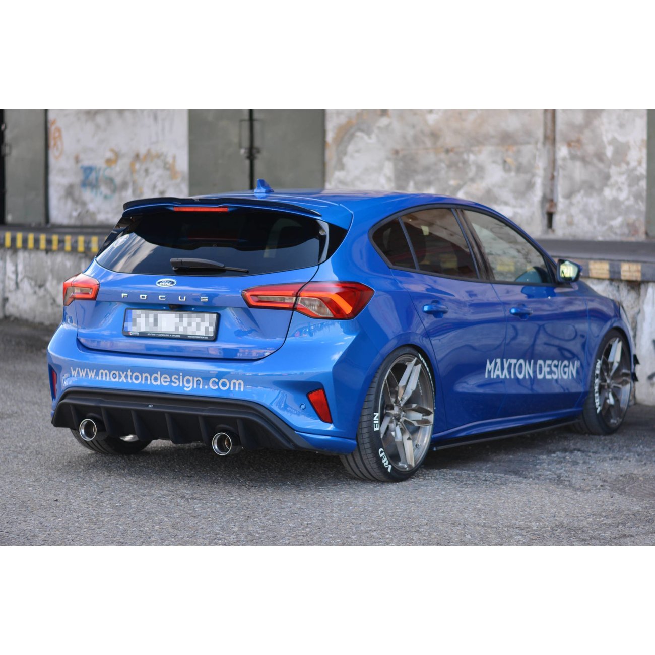 Diffusor Heck Ansatz passend für Ford Focus ST-Line Mk4