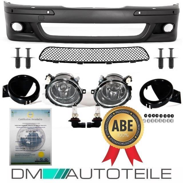 FRONT Stoßstange SPORT Schwarz+PDC/SRA Nebel für M M5 passt für BMW 5er E39 +ABE