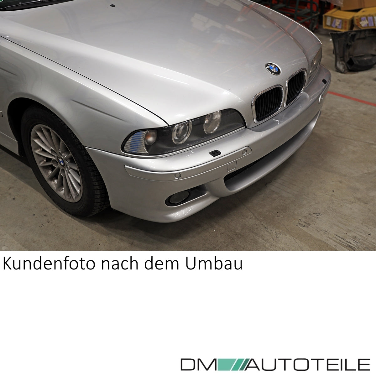 FRONT Stoßstange SPORT Schwarz+PDC/SRA Nebel für M M5 passt für BMW 5er E39 +ABE