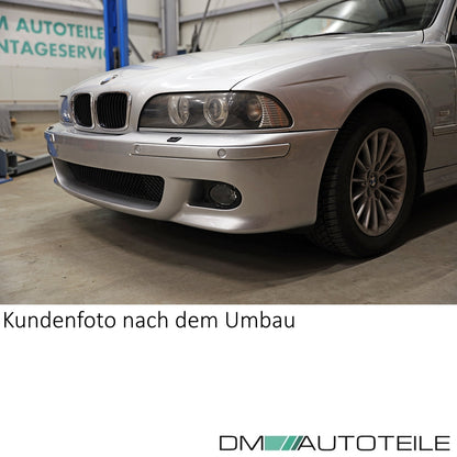 FRONT Stoßstange SPORT Schwarz+PDC/SRA Nebel für M M5 passt für BMW 5er E39 +ABE