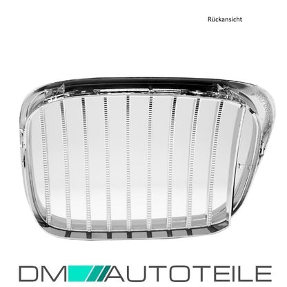 2x Grill Kühlergrill Grill Set Chrom passend für BMW 5er E39 + M-Paket M5 95-03