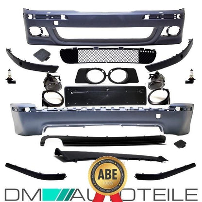 TOURING Stoßstange Bodykit ABS passt für BMW E39 97-04 nicht M-Paket PDC/SRA+NSW