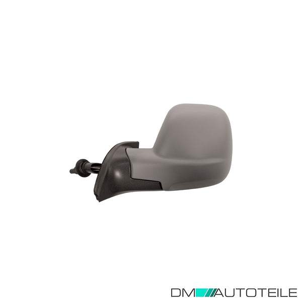 Außenspiegel links konvex grundiert glasklar passt für Peugeot Partner Tepee