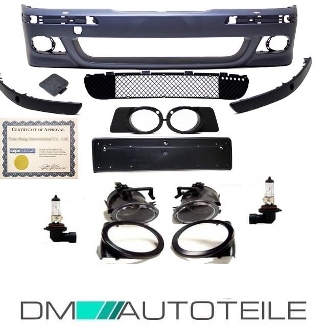 Stoßstange vorne grundiert passt für BMW E39 nicht Serien M5 aus ABS+Nebel Chrom