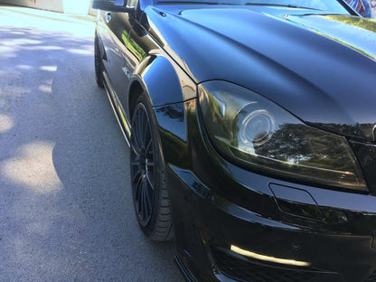 Seitenschweller Ansatz für Mercedes AMG C63 W204 FACELIFT Carbon Look